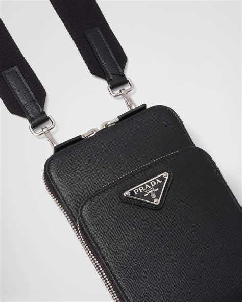 prada iphone 6 wallet case|Black Saffiano Leather Smartphone Case .